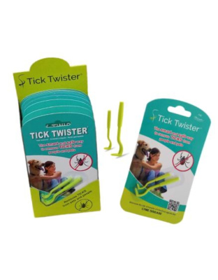 Tick Twister by O'TOM 2 Hook 9 Pack Display Box BLUE